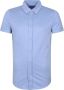 Suitable Prestige Earl Short Sleeve Overhemd Lichtblauw - Thumbnail 1