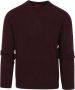 Suitable Pullover Wol O-Hals Bordeaux - Thumbnail 1
