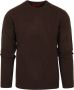 Suitable Pullover Wol O-Hals Bruin - Thumbnail 1