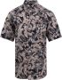 Suitable Short Sleeve Overhemd Linnen Simon Navy - Thumbnail 1