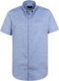 Suitable Shortsleeve Overhemd Blauw - Thumbnail 1