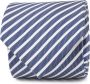 Suitable Stropdas Streep Donkerblauw - Thumbnail 1