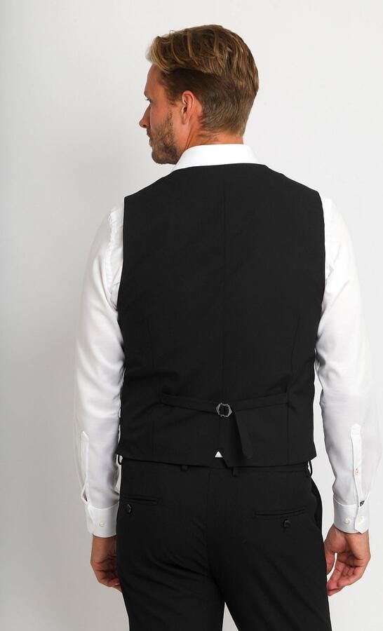 Suitable Blazer BASE Gilet Zwart - Foto 5