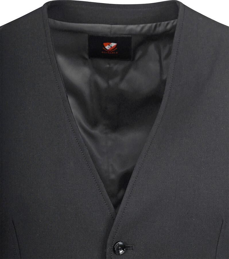 Suitable Blazer BASE Gilet Zwart - Foto 2