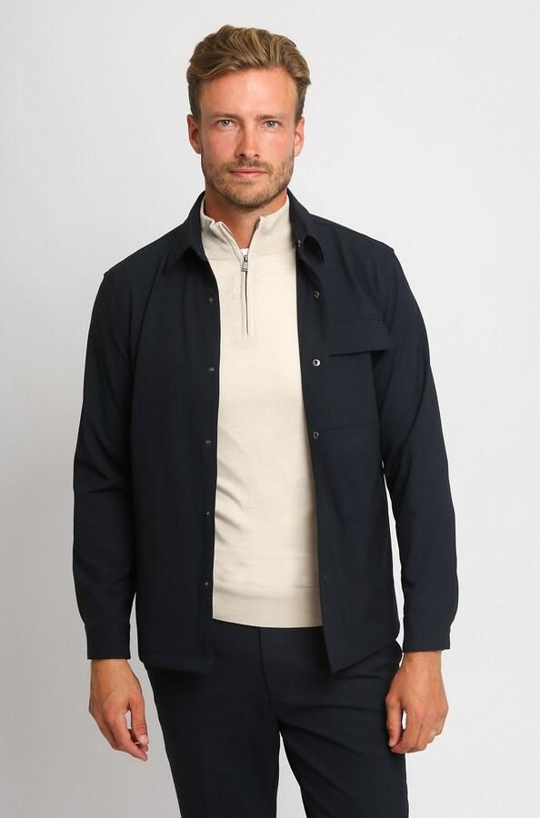 Suitable BASE Shacket Navy