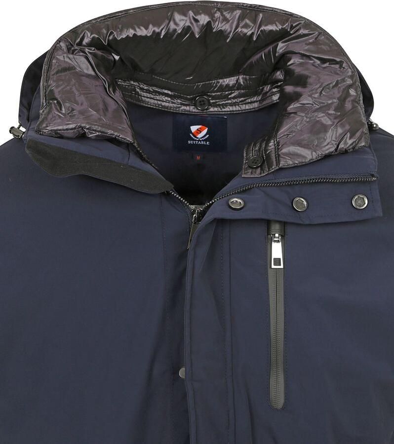 Suitable Baz Winterjas Navy