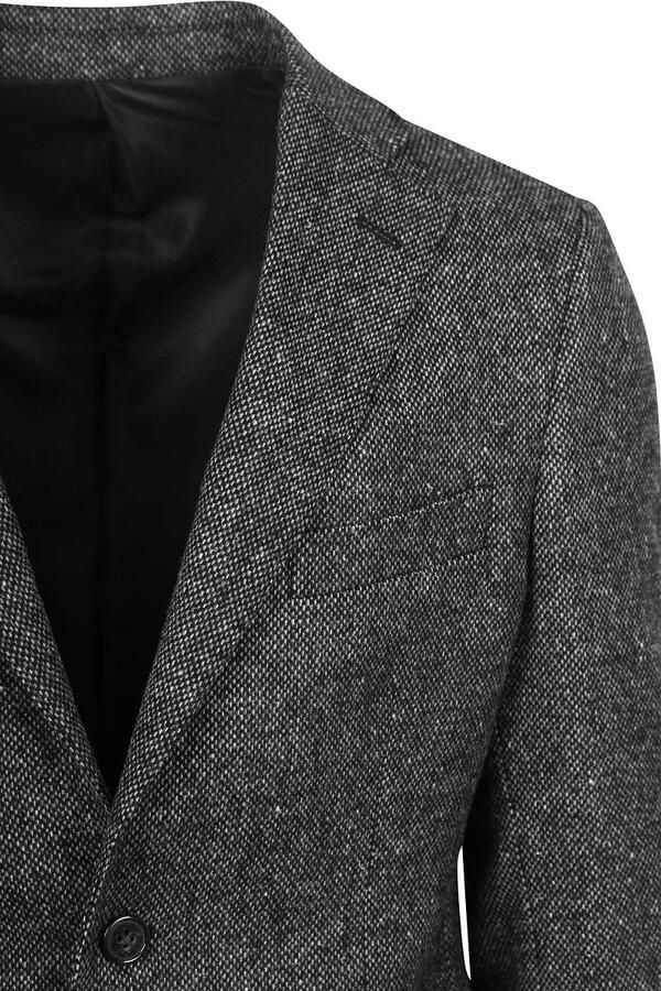 Suitable Birds Eye Colbert Merinowol Antraciet - Foto 4