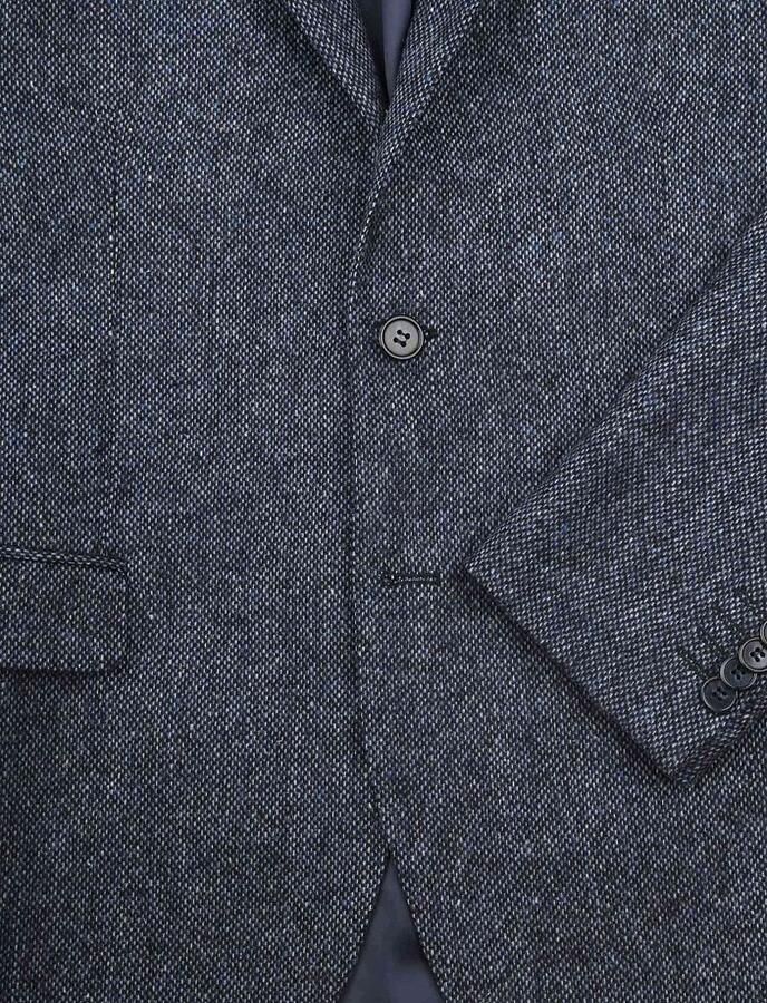Suitable Blazer Birds Eye Colbert Merinowol Navy - Foto 2