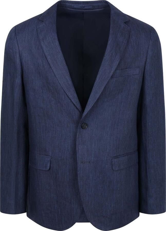 Suitable Blazer Linen Twill Navy