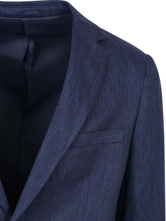 Suitable Blazer Linen Twill Navy - Foto 2