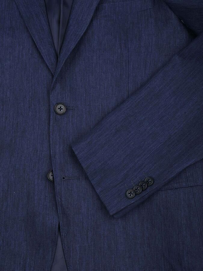 Suitable Blazer Linen Twill Navy - Foto 3