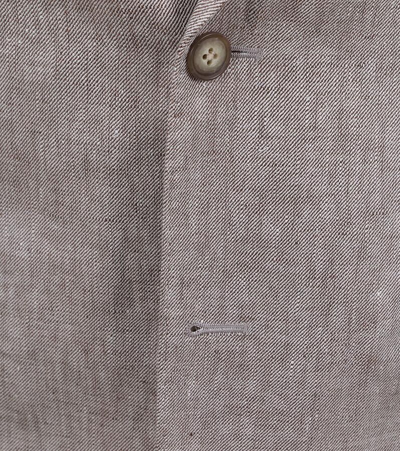 Suitable Blazer Linnen Beige - Foto 2