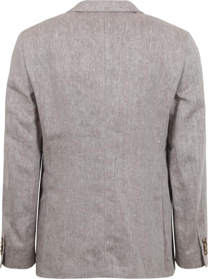 Suitable Blazer Linnen Beige - Foto 3