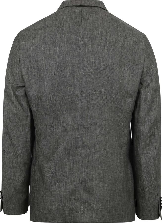 Suitable Blazer Linnen Groen - Foto 4