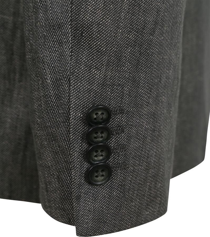 Suitable Blazer Linnen Groen - Foto 3