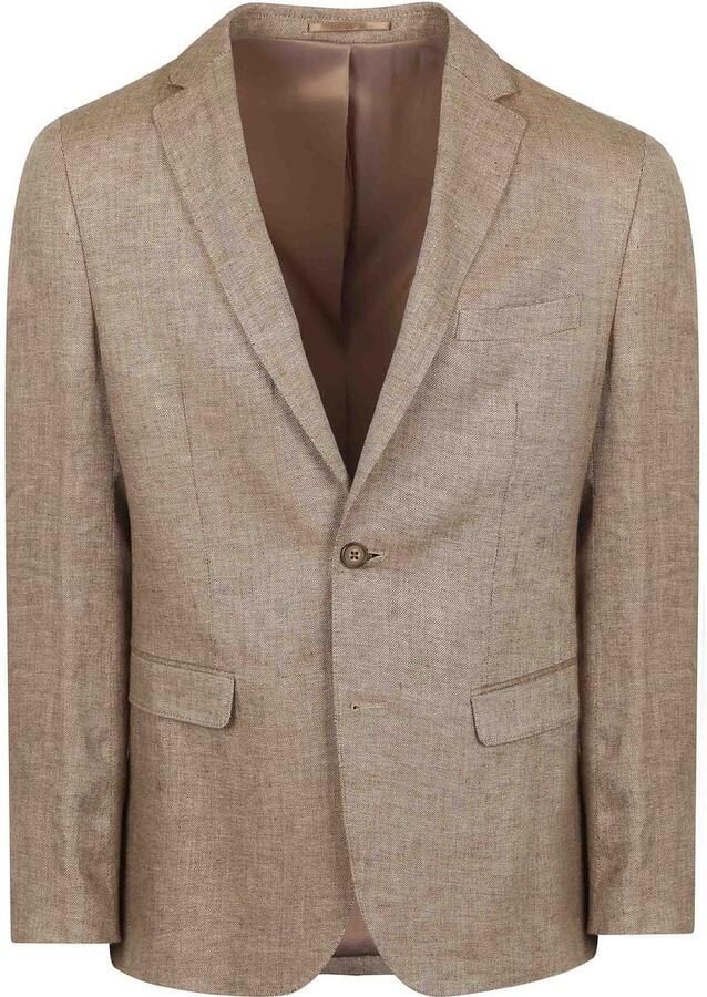Suitable Blazer Linnen Panama Beige