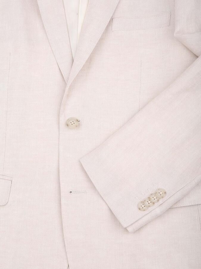 Suitable Blazer Linnen Panama Ecru - Foto 3