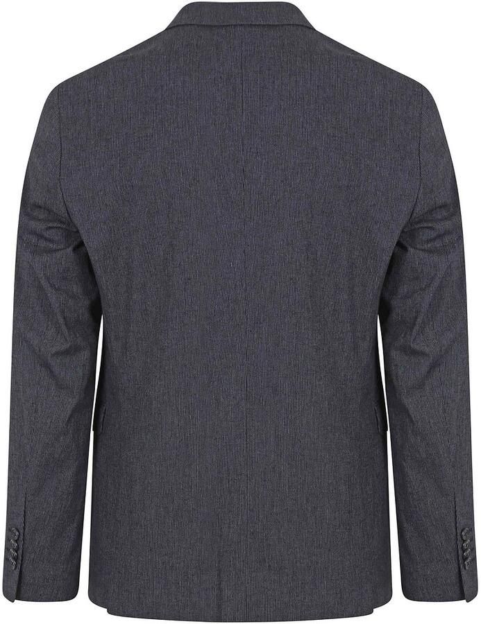 Suitable Blazer Linnen Streep Navy - Foto 2