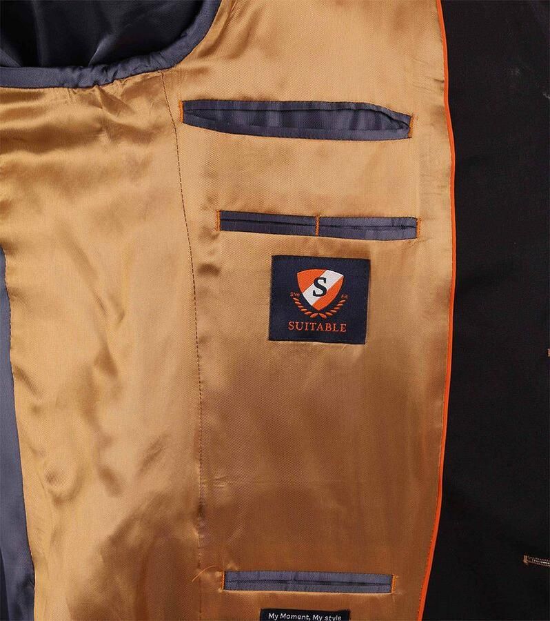 Suitable Blazer Njaro Wol Donkerblauw - Foto 4