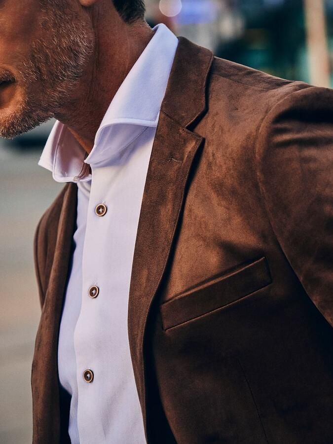 Suitable Blazer Pasetta Cognac - Foto 3