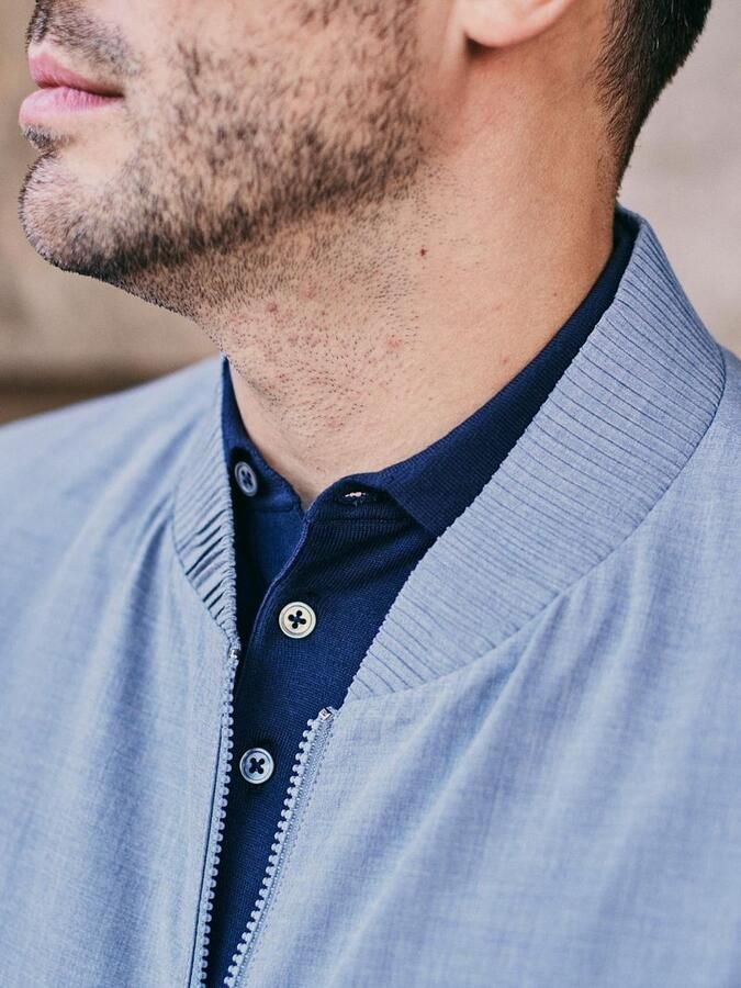 Suitable Blazer Bomberjas Blauw - Foto 3