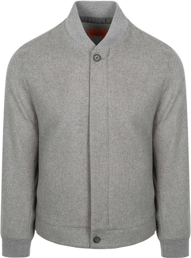 Suitable Bomberjas Flanel Grijs