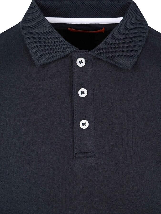 Suitable Boris Liquid Poloshirt Navy - Foto 2