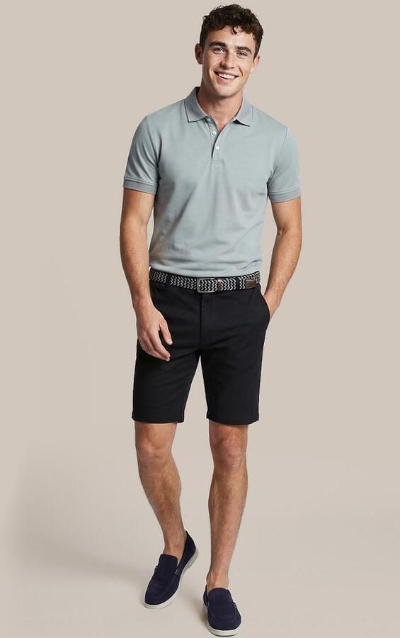 Suitable Boris Poloshirt Cement Groen - Foto 4
