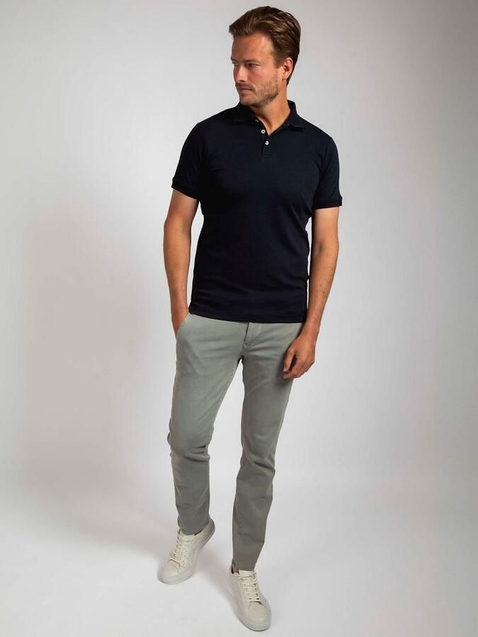 Suitable Liquid Poloshirt Navy