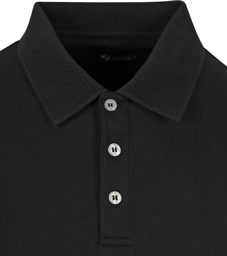 Suitable Boris Poloshirt Zwart
