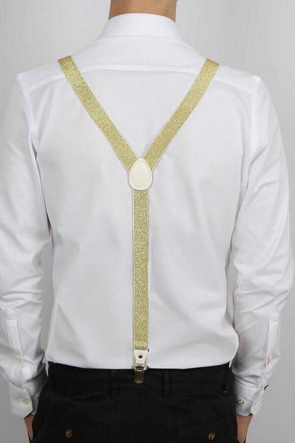 Suitable Kostuum Bretel Goud - Foto 2