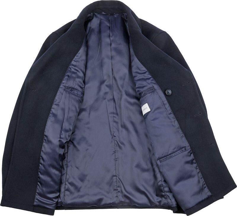 Suitable Trainingsjack Caban Coat Wol Navy - Foto 3