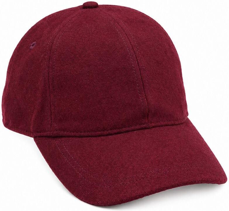 Suitable Pet Cap Wool Blend Rood