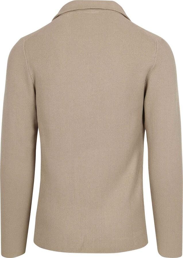 Suitable Cardigan Button Aaron Beige - Foto 3