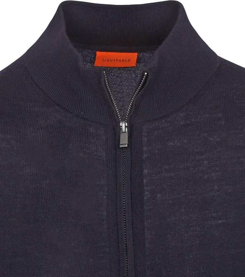 Suitable Cardigan Merino Navy - Foto 2