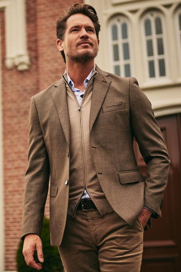 Suitable Cardigan Merino Sand - Foto 4