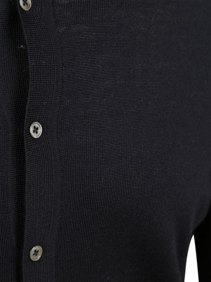 Suitable Cardigan Shirt Merino Navy - Foto 2