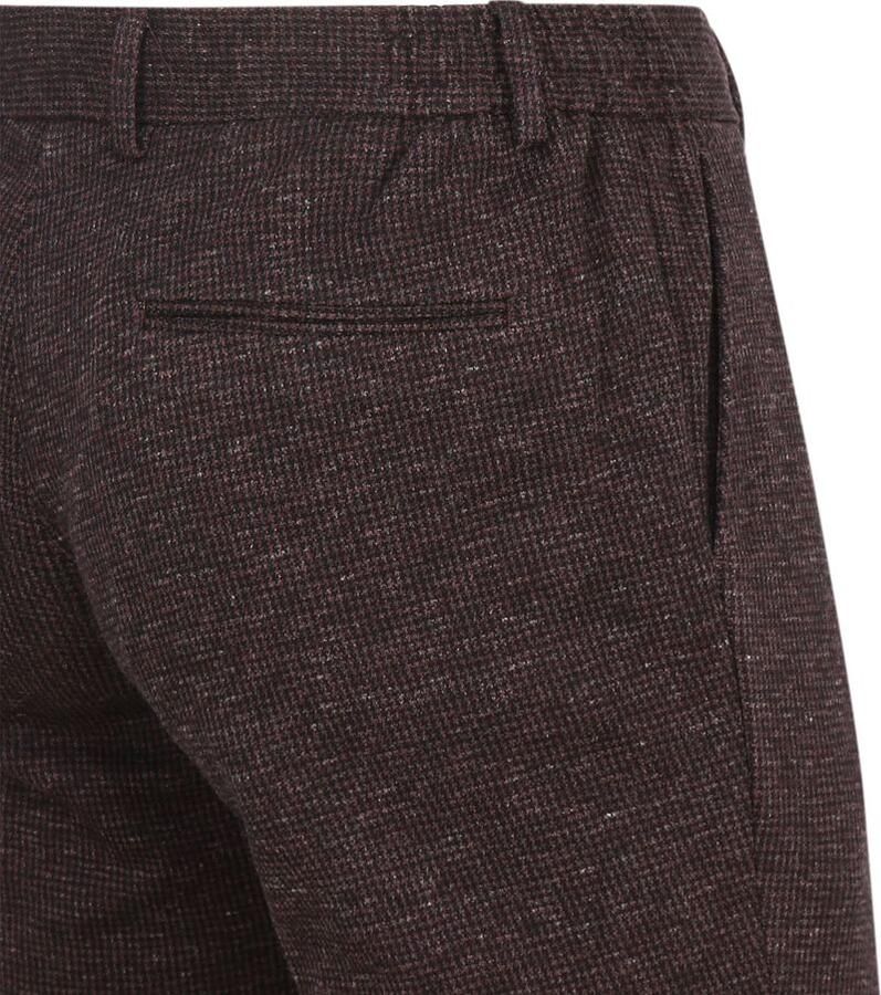 Suitable Chino Das Pied de Poule Aurbergine - Foto 3
