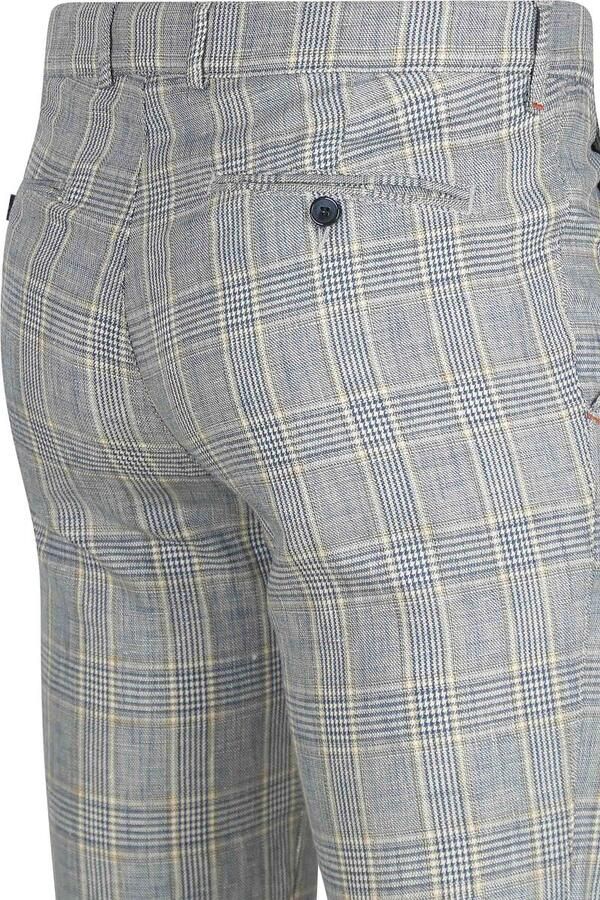 Suitable Chino Linen Blend Ruiten Blauw - Foto 3