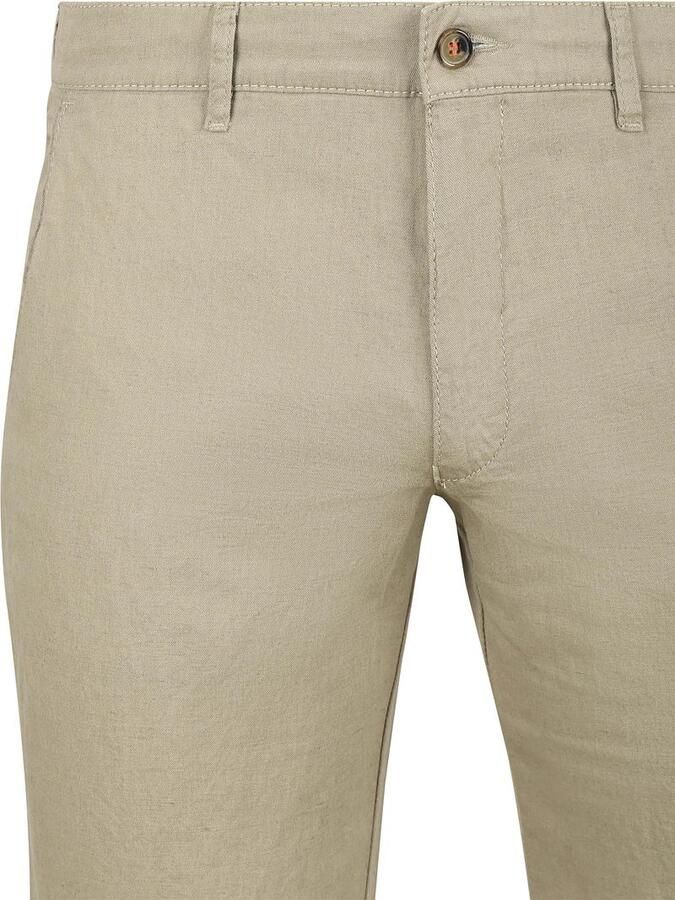 Suitable Chino Pico Cotton Linen Kaki - Foto 2