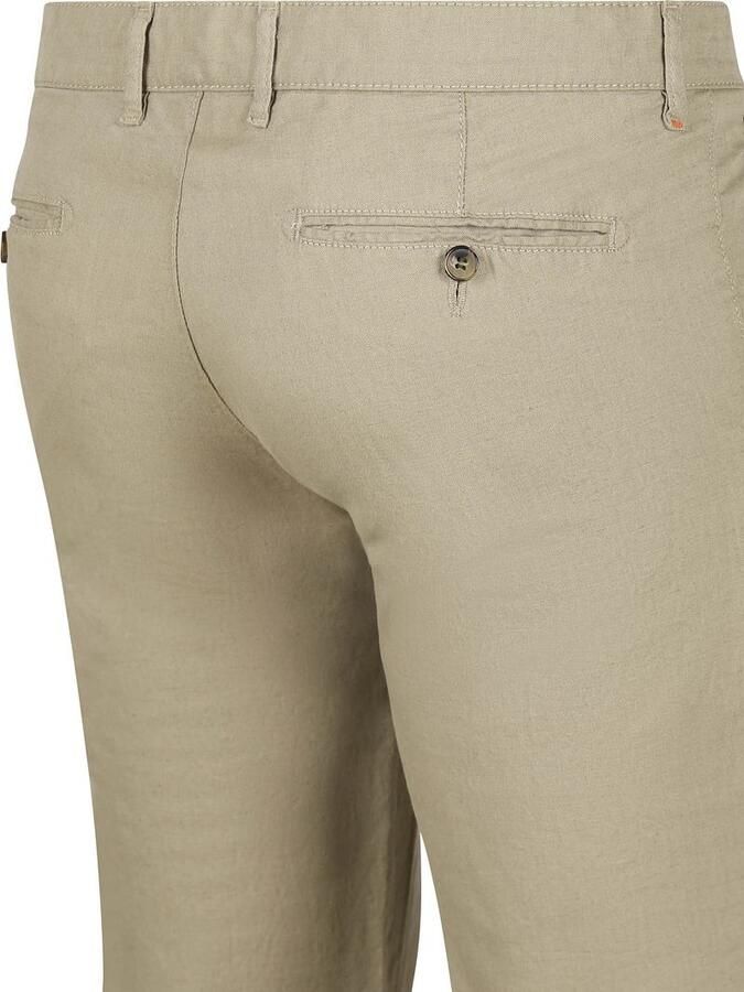 Suitable Chino Pico Cotton Linen Kaki - Foto 4