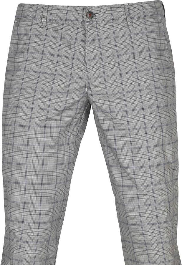 Suitable Chino Pico Grijs Geruit - Foto 3