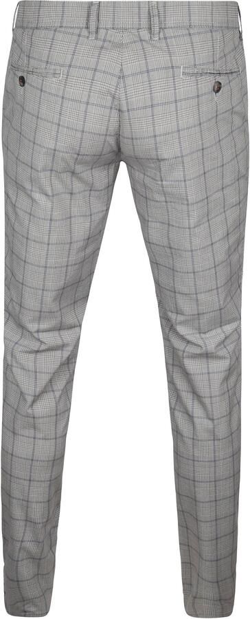 Suitable Chino Pico Grijs Geruit - Foto 4