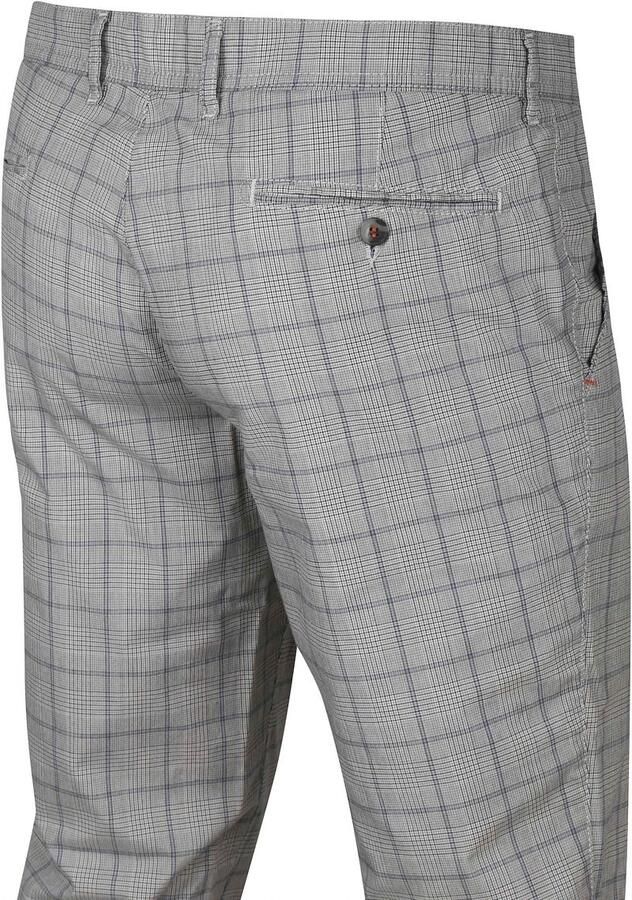 Suitable Chino Pico Grijs Geruit - Foto 2