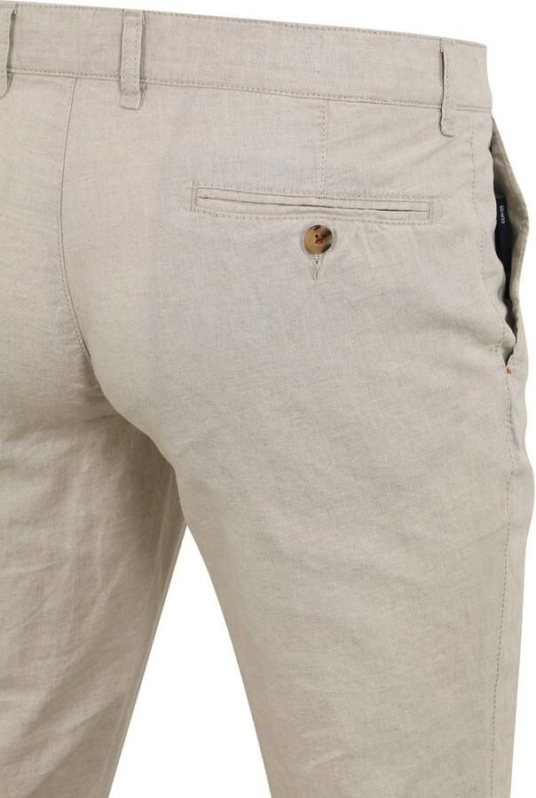 Suitable Chino Pico Linnen Beige - Foto 2