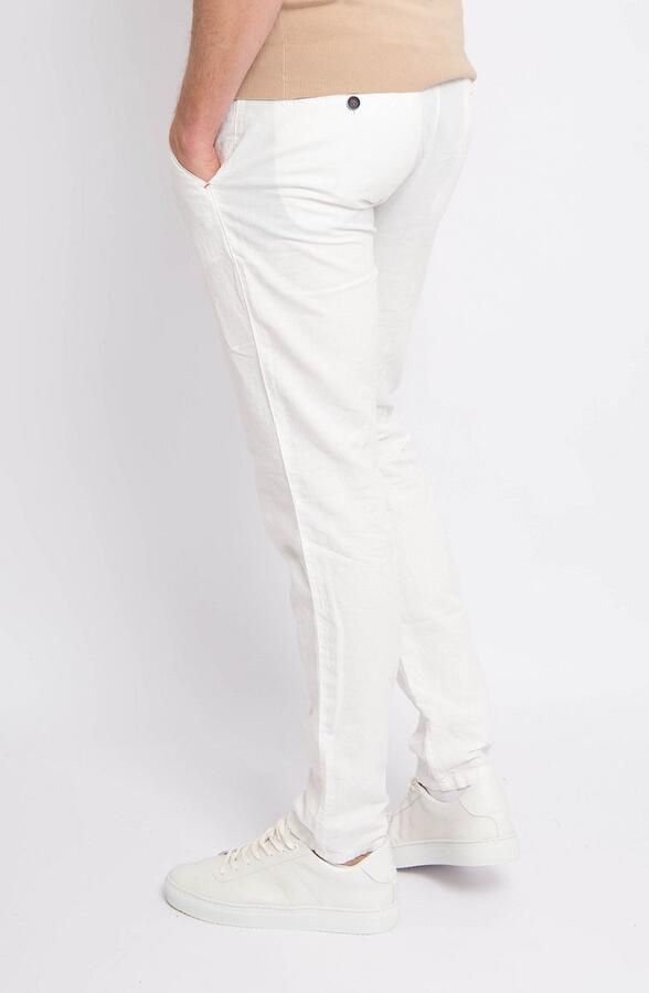 Suitable Chino Pico Linnen Ecru - Foto 4