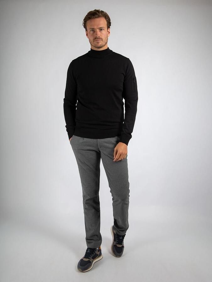 Suitable Chino Pico Pleat Flanel Grijs - Foto 3