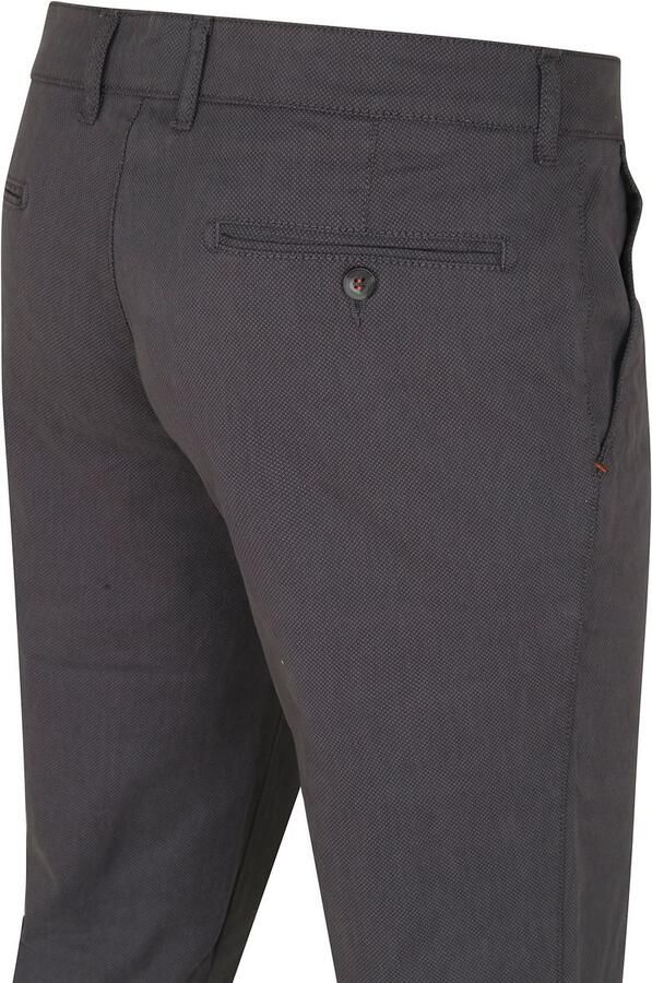 Suitable Chino Pico Print Grijs - Foto 2