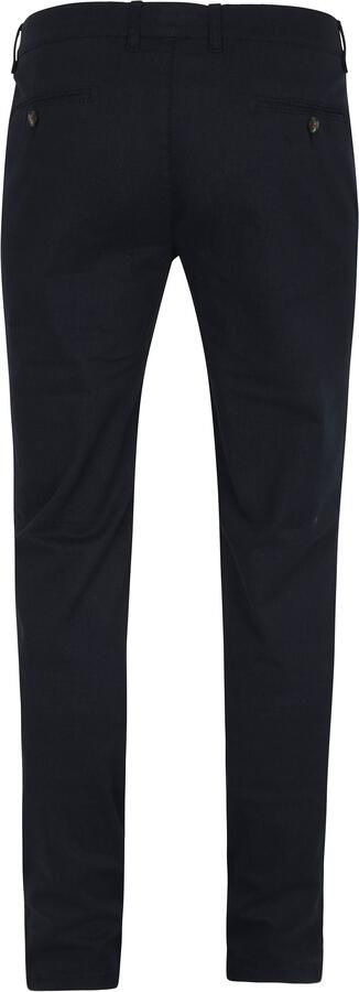 Suitable Chino Pico Print Navy Blauw - Foto 3