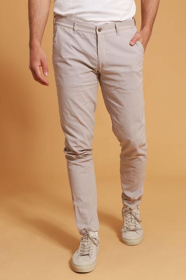 Suitable Chino Pico Ruiten Beige - Foto 3
